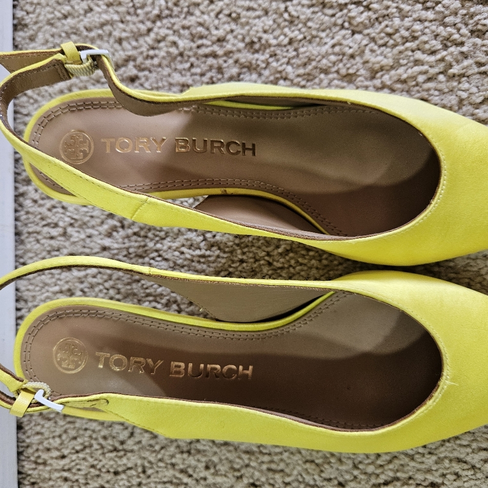 Tory Burch Elegant Pointed Slingback Pumps Size 9M - Picture 8 of 12